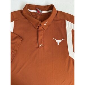 Nike Team Men's XXL University of Texas‎ Longhorns Embroidered Short Sleeve Polo